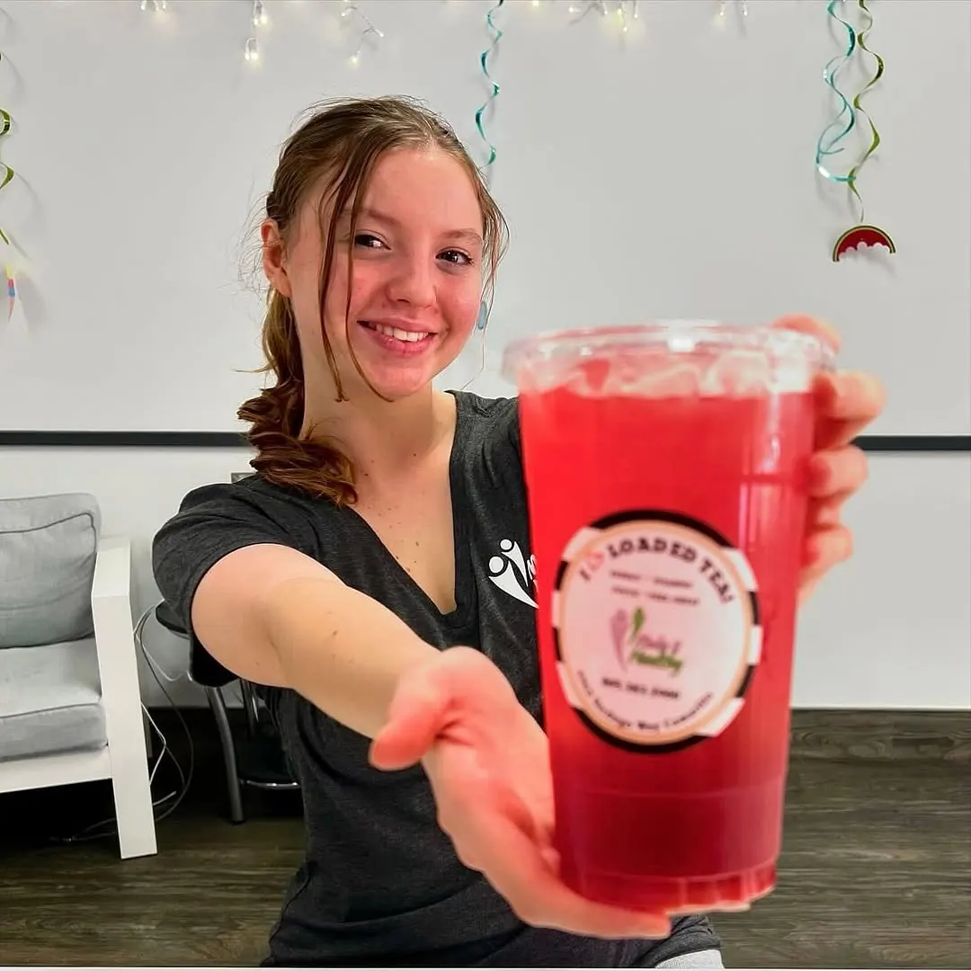 Fresh teas and smoothies at Balance